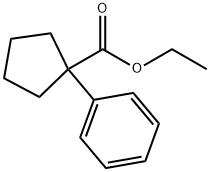 1-苯基環(huán)戊烷甲酸乙酯, 4535-95-9, 結(jié)構(gòu)式