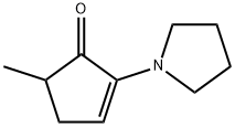 2-Cyclopenten-1-one, 5-methyl-2-(1-pyrrolidinyl)-