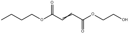 Butyl 2-hydroxyethyl (2E)-2-butenedioate Struktur