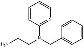 1,2-Ethanediamine, N1-(phenylmethyl)-N1-2-pyridinyl- Struktur