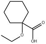 Cyclohexanecarboxylic acid, 1-ethoxy- Struktur