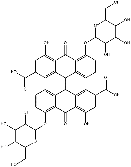 番瀉葉甙, 517-43-1, 結(jié)構(gòu)式