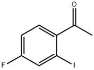 Ethanone, 1-(4-fluoro-2-iodophenyl)- Struktur