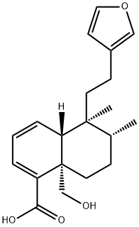 Dehydrohautriwaic acid Struktur