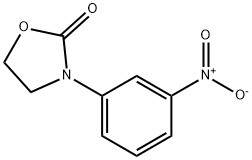 3-(3-nitrophenyl)-1,3-oxazolidin-2-one Struktur