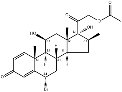 6α-Bromobetamethasone 21-Acetate Struktur