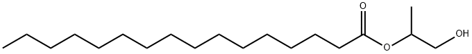 Palmitic acid 2-hydroxy-1-methylethyl ester Struktur