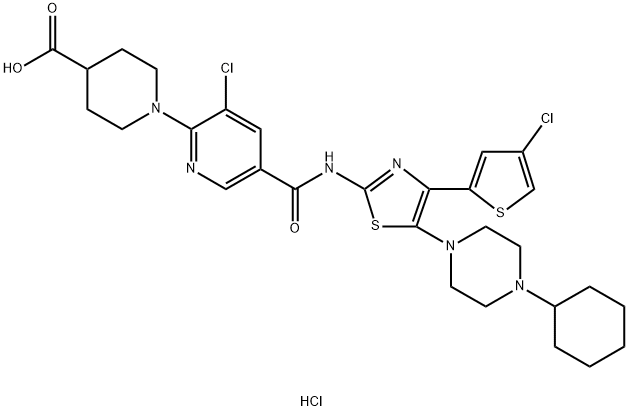 AVATROMBOPAG, 570403-17-7, 結(jié)構(gòu)式