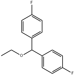 Benzene, 1,1'-(ethoxymethylene)bis[4-fluoro- Struktur