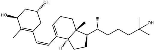 1,25-dihydroxy-previtamin D(3) Struktur