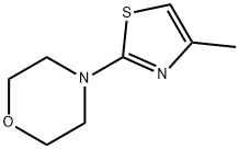 4-(4-methyl-1,3-thiazol-2-yl)morpholine Struktur