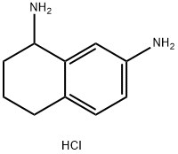 1,2,3,4-tetrahydronaphthalene-1,7-diamine dihydrochloride Struktur