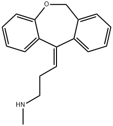 (Z)-Desmethyldoxepin Struktur