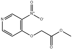 methyl 2-[(3-nitropyridin-4-yl)oxy]acetate Struktur