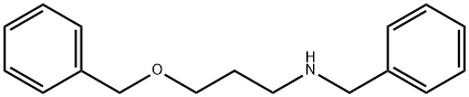 Benzenemethanamine, N-[3-(phenylmethoxy)propyl]- Struktur