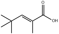 2-Pentenoic acid, 2,4,4-trimethyl-, (2E)- Struktur