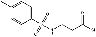 Propanoyl chloride, 3-[[(4-methylphenyl)sulfonyl]amino]- Struktur