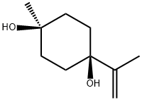 1,4-Cyclohexanediol, 1-methyl-4-(1-methylethenyl)-, trans- Struktur