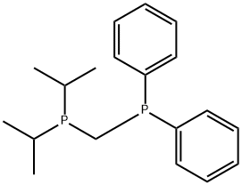 (Diisopropylphosphino)(Diphenylphosphino)methane Structure