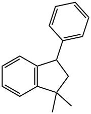 1H-Indene, 2,3-dihydro-1,1-dimethyl-3-phenyl- Struktur