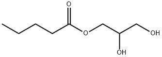 Pentanoic acid, 2,3-dihydroxypropyl ester Struktur