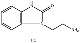 1-(2-Aminoethyl)-2,3-dihydro-1h-1,3-benzodiazol-2-one hydrochloride Struktur