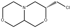 1H-[1,4]Oxazino[3,4-c][1,4]oxazine,3-(chloromethyl)hexahydro-,(3R,9aS)- Struktur