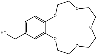 4`-(HydroxyMethyl)benzo-15-crown-5 Struktur