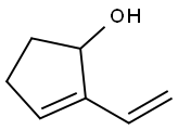 2-Cyclopenten-1-ol, 2-ethenyl- Struktur