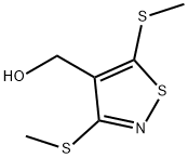 4-Isothiazolemethanol, 3,5-bis(methylthio)- Struktur