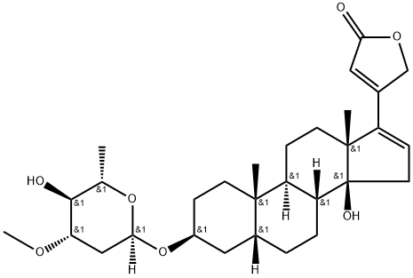 Oleandrin,anhydro-16-deacetyl-, 69549-58-2, 結(jié)構(gòu)式