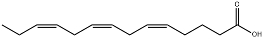 5,8,11-Tetradecatrienoic acid, (5Z,8Z,11Z)- Struktur