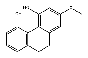 4,5-Phenanthrenediol, 9,10-dihydro-2-methoxy- Struktur