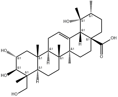 23-Hydroxytormentic acid Struktur