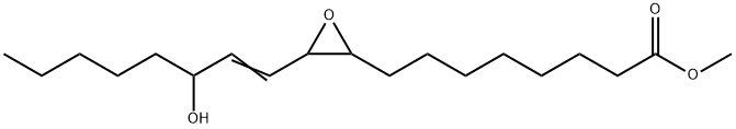 2-Oxiraneoctanoic acid, 3-(3-hydroxy-1-octen-1-yl)-, methyl ester Struktur