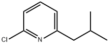 Pyridine, 2-chloro-6-(2-methylpropyl)- Struktur