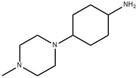 1-methyl-4-(4-aminocyclohexanol)piperazine Struktur