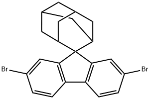 Spiro[9H-fluorene-9,2'-tricyclo[3.3.1.13,7]decane], 2,7-dibromo- Struktur