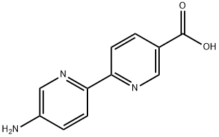 [2,2'-Bipyridine]-5-carboxylic acid, 5'-amino- Struktur