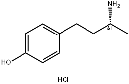 Phenol, 4-(3-aminobutyl)-, hydrochloride, (R)- (9CI) Struktur