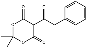 1,3-DIOXANE-4,6-DIONE, 2,2-DIMETHYL-5-(2-PHENYLACETYL)-, 74965-87-0, 結(jié)構(gòu)式