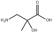 Propanoic acid, 3-amino-2-hydroxy-2-methyl- Struktur