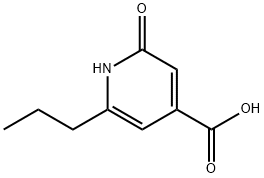 2-oxo-6-propyl-1,2-dihydropyridine-4-carboxylic acid Struktur