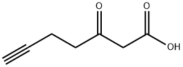 6-Heptynoic acid, 3-oxo- Struktur