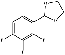 1,?3-?Dioxolane, 2-?(2,?3,?4-?trifluorophenyl)?- Struktur