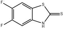 5,6-difluoro-3H-1,3-benzothiazole-2-thione Struktur