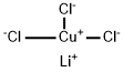 Copper(I)  chloride  -  bis(lithium  chloride)  complex Struktur