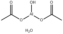 Aluminum, bis(acetato-O)hydroxy-, monohydrate (9CI) Struktur