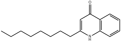 2-辛基喹啉-4(1H)-酮, 80554-60-5, 結構式