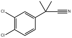 2-(3,4-dichlorophenyl)-2-methylpropanenitrile Struktur